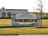 Early Agape Christian monochrome LED display